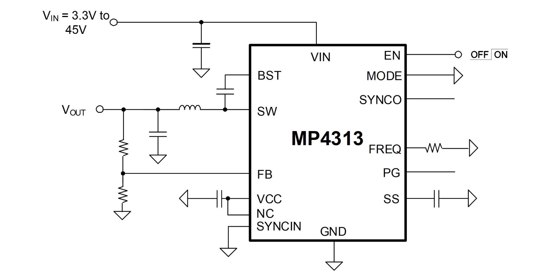 MP4410 | 36V, 100mA, 20μA Low IQ, Synchronous Step-Down Converter 