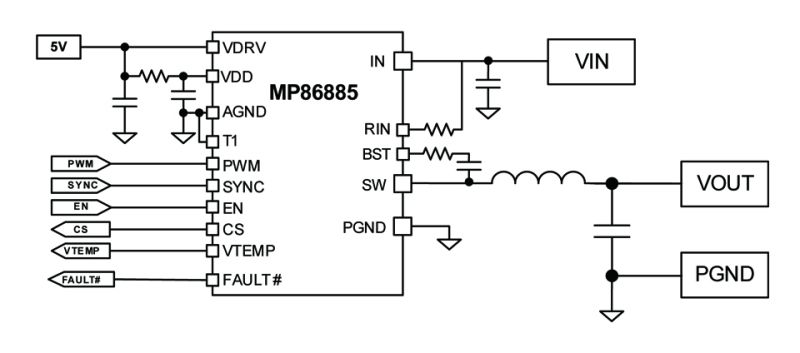 Mp A V Intelli Phase Solution Integrated Hs Ls Fets And