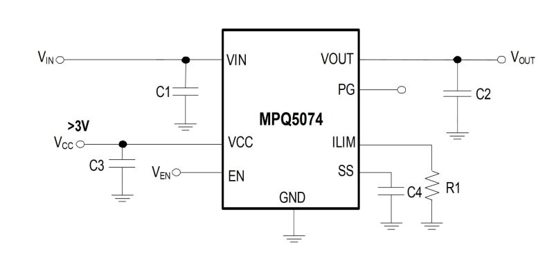 Mpq Aec V A Low Rds On Load Switch With A Configurable