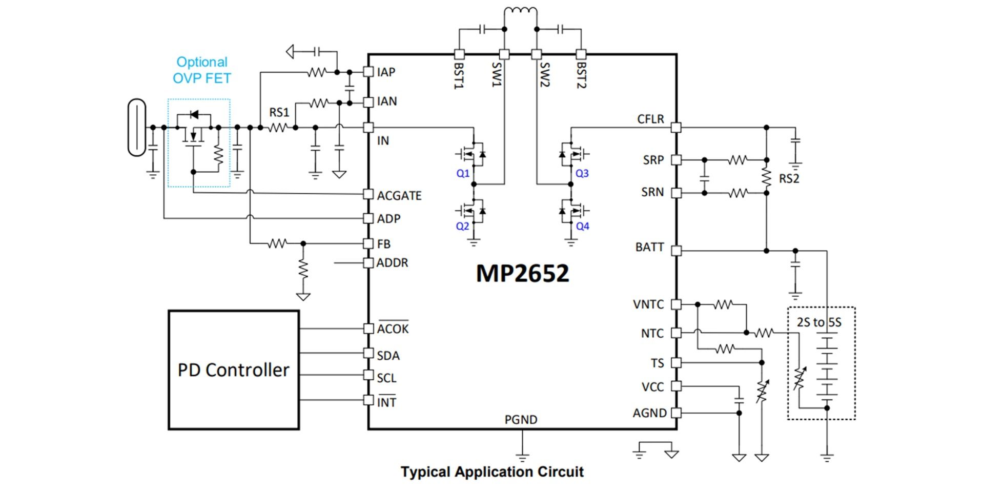 MP2658 | 36V, Standalone Switching Charger with Integrated MOSFETs 