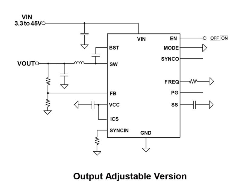 MPQ4436-AEC1 | 45V, 6A, Low IQ, Synchronous Step-Down Converter, AEC ...