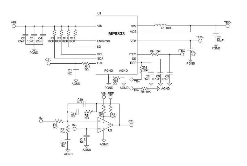 EV8833-D-01B | 1.5A Thermoelectric Cooler Controller Evaluation Demo ...