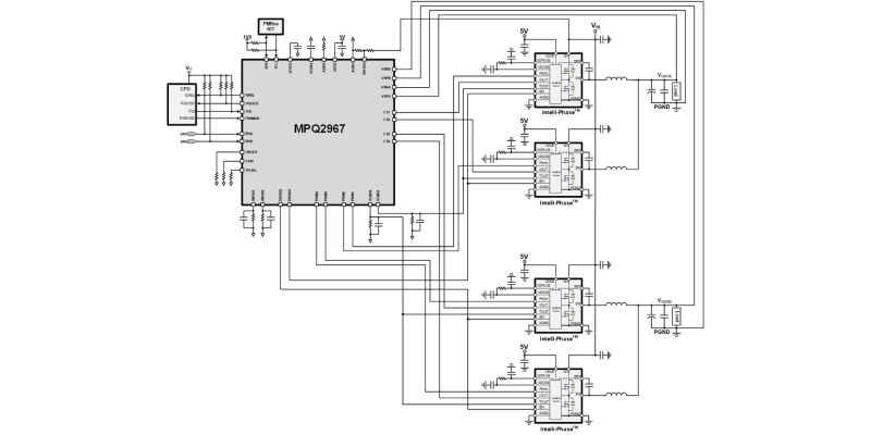 MPQ2967-AEC1 | Digital 4-Phase Controller With Serial Interface 