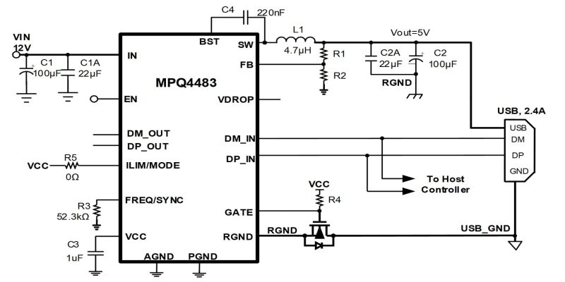 MPQ3326-AEC1 16-Channel Automotive LED Driver Applications