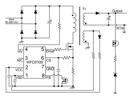 HFC0100 | Quasi-Resonant Flyback Controller | MPS