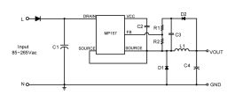 MP157 | Offline Primary Side 6W Regulator | MPS