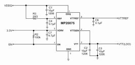 MP20075 3A, DDR Termination Regulator MPS
