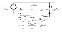 MP4000 | Offline Buck LED Controller | MPS