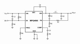 MPQ4560 2A、2MHz、55V、ステップダウンコンバータIC | MPS
