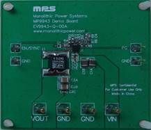 EV9943-Q-00A | High-Efficiency, 3A Peak, 36V, 410kHz Step-Down Converter Evaluation Board | MPS