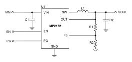 MP2172 | 5.5V, 2A, 2.6MHz, Synchronous, Step-Down Switcher | MPS
