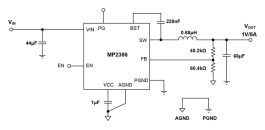 MP2386 | 24V, 8A, Low IQ, Synchronous Buck Converter | MPS