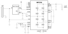 MP2755 | シッピングモード機能付き双方向2 : 1 / 1 : 2スイッチ