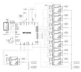 MP2985B | Dual-Loop, Digital, 8-Phase Controller with Flexible PWM