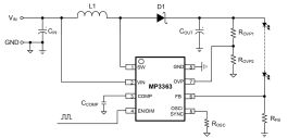 MP3363 | Single-String, 1.8V Minimum VIN, 36V VOUT Boost LED Driver | MPS