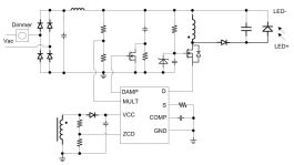 MP4056 | TRIAC Dimmable, Non-isolated, Offline LED Controller with ...