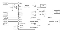 Mps Intelli Module MP87577 | Intelli-PhaseTM Solution in an LGA-33 (5.25mmx5mm) Package | MPS
