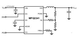 MPQ2241-AEC1 | 6V、1A、周波数設定可能な同期整流降圧