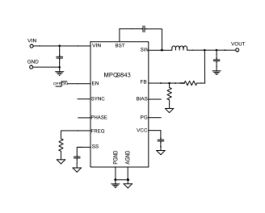 MPQ9843-AEC1 | 36V, 3A, Low IQ, Step-Down Converter AEC-Q100 MPQ9843-AEC1 | 36V, 3A, Low IQ, Step-Down Converter AEC-Q100