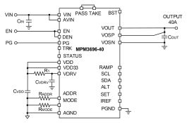 MPM3696-40 | 16V, 40A, Stackable, Digital, Fully Integrated ...