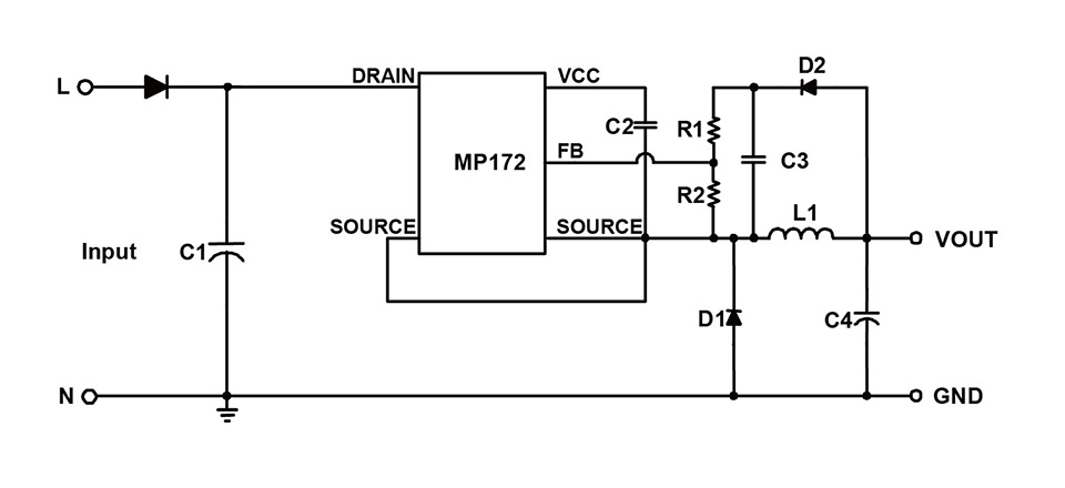 MP172 | 700V Non-Isolated Regulator up to 120mA Output Current | MPS