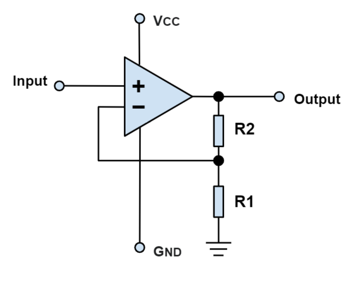 Figure 6: Non-Inverting Operational Amplifier