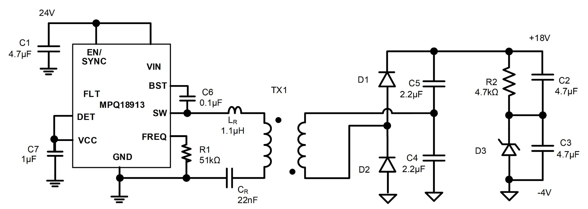 MPQ18913アプリケーション回路