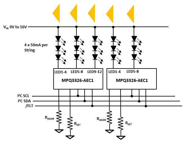 Automotive LED Driver Circuit LTC3200