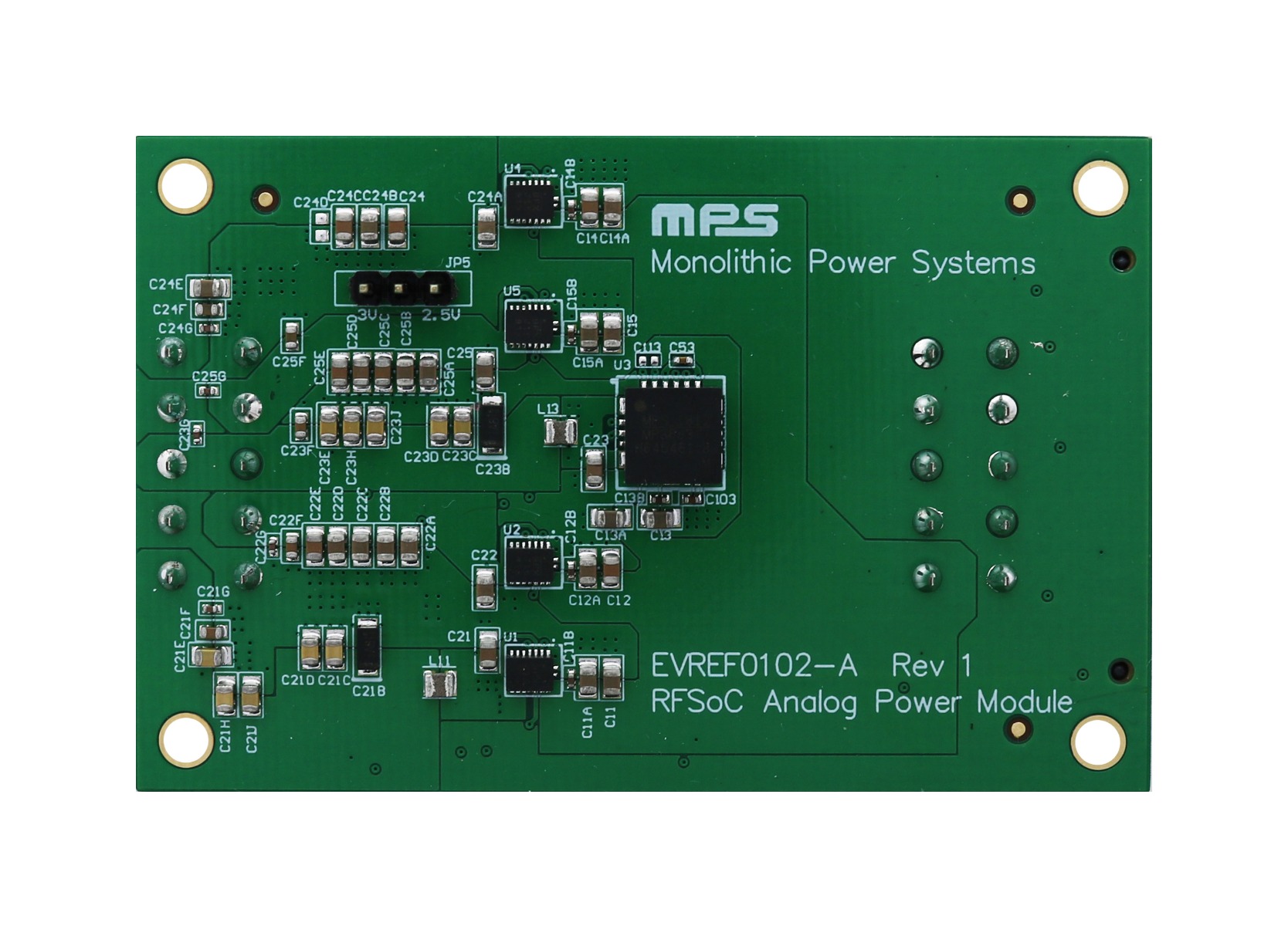 EVREF0102 RFSoC Analog Power Module