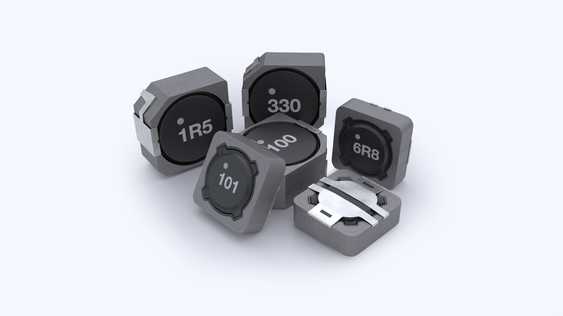 Shielded inductors