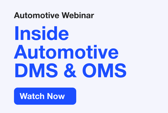 Automotive Webinar: Inside Automotive DMS&OMS