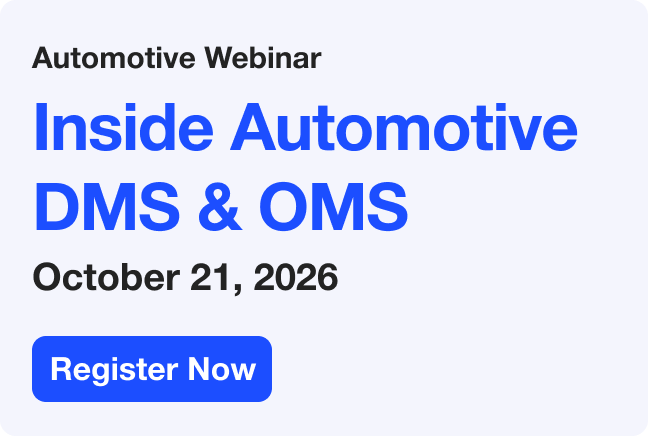 Automotive Webinar: Inside Automotive DMS&OMS
