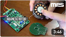 磁刷无刷直流电动机的角度传感器