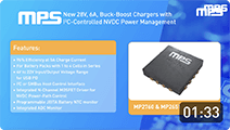 MP2760 & MP2651 : USB PD3.0用の統合型FETを備えたコンパクトな昇降圧チャージャ