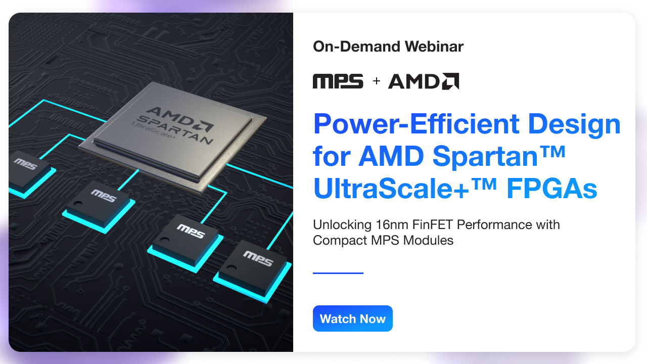Webinar - Power Efficient Design for AMD Spartan UltraScale FPGAs