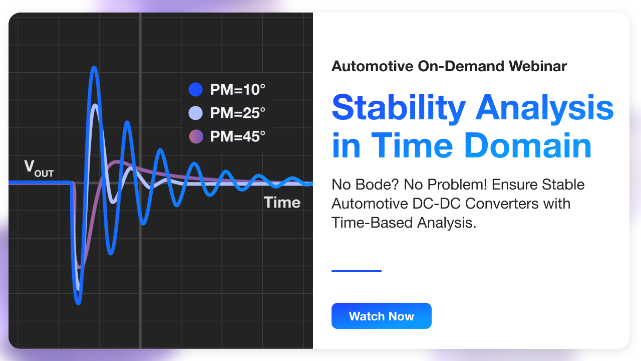 Webinar - Stability Analysis In Time Domain